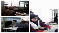 برپایی ایستگاه سلامت بسیج جامعه پزشکی شبکه بهداشت و درمان شهرستان دامغان